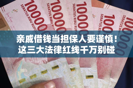 北京亲戚借钱当担保人要谨慎！这三大法律红线千万别碰
