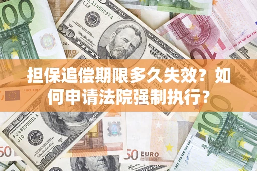 北京担保追偿期限多久失效？如何申请法院强制执行？