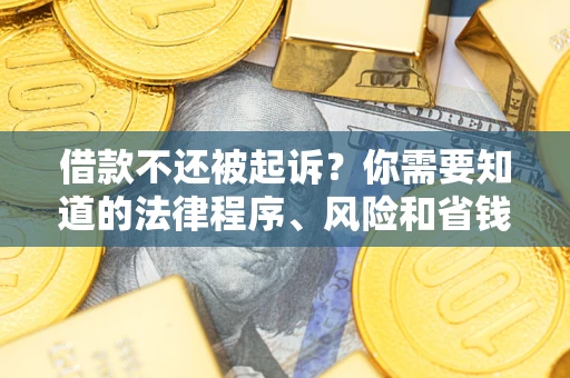北京借款不还被起诉？你需要知道的法律程序、风险和省钱技巧