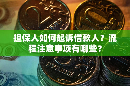 北京担保人如何起诉借款人？流程注意事项有哪些？